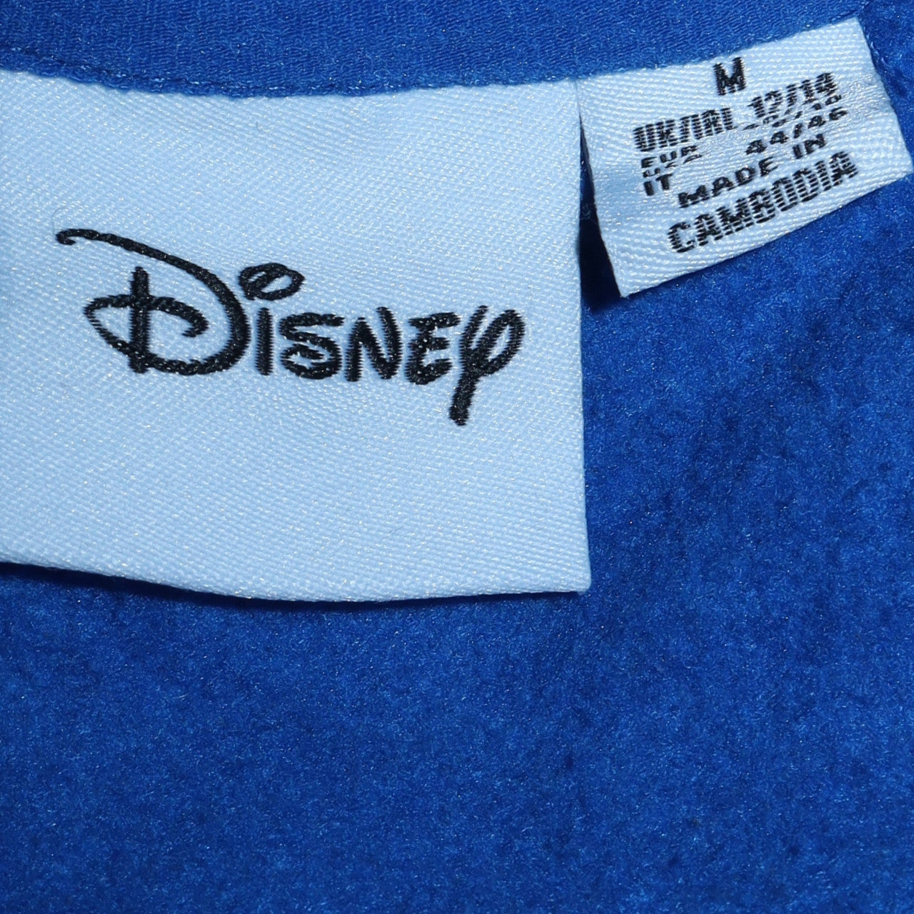 Womens UK Size M Disney Blue Pullover Hoodie