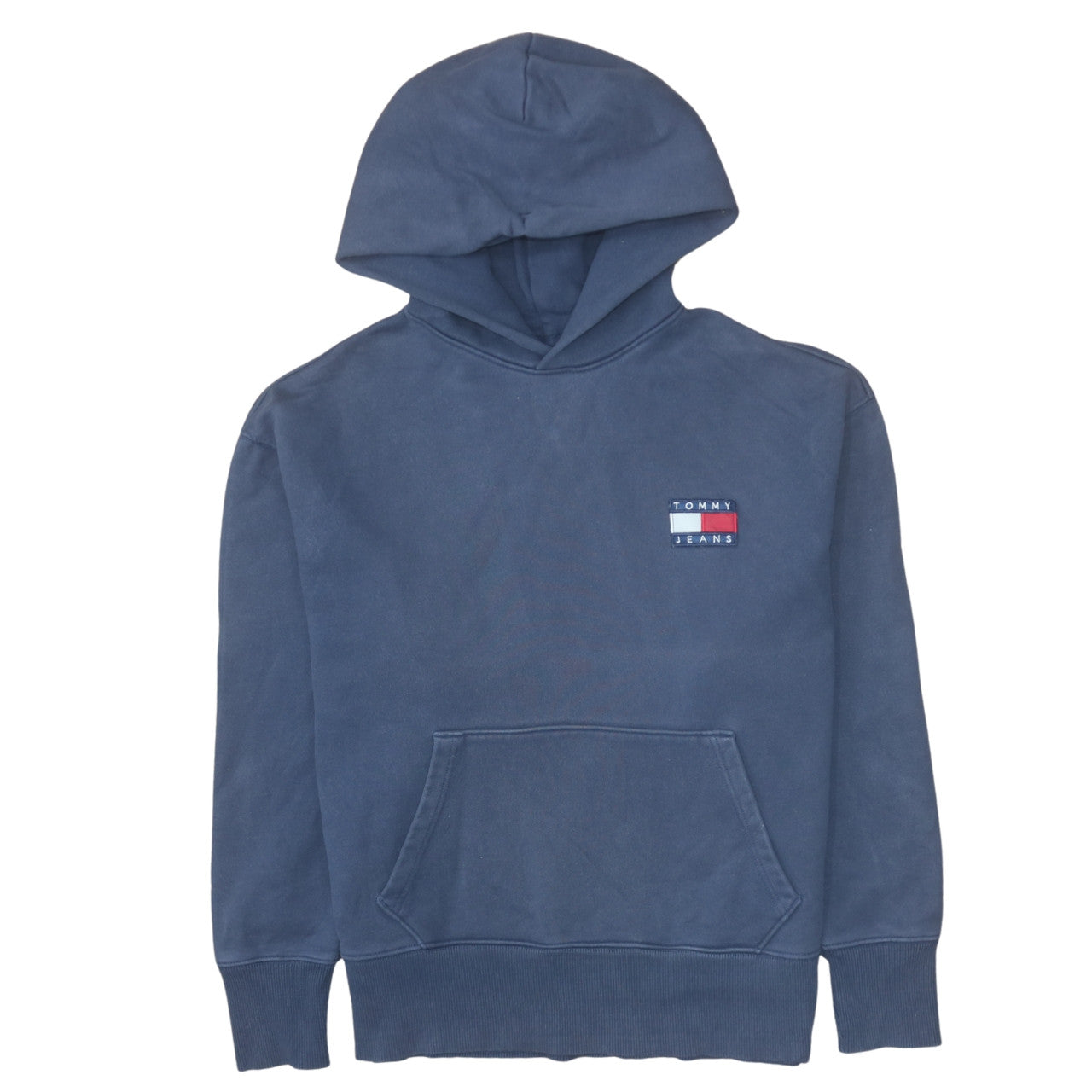 Womens UK Size S Tommy Jeans Blue Pullover Hoodie