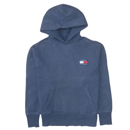 Womens UK Size S Tommy Jeans Blue Pullover Hoodie