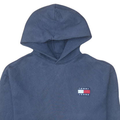 Womens UK Size S Tommy Jeans Blue Pullover Hoodie