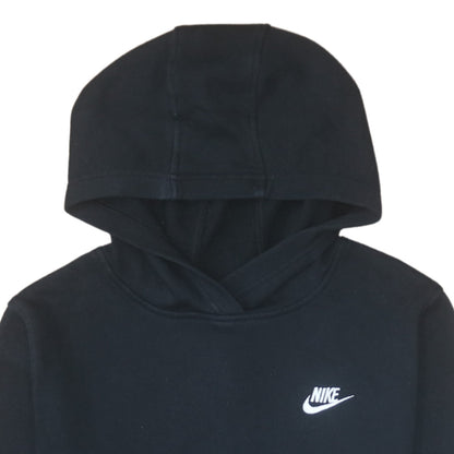 Nike Boys Black XL Pullover Hoodie Sweatshirt Fleece Lined Casual