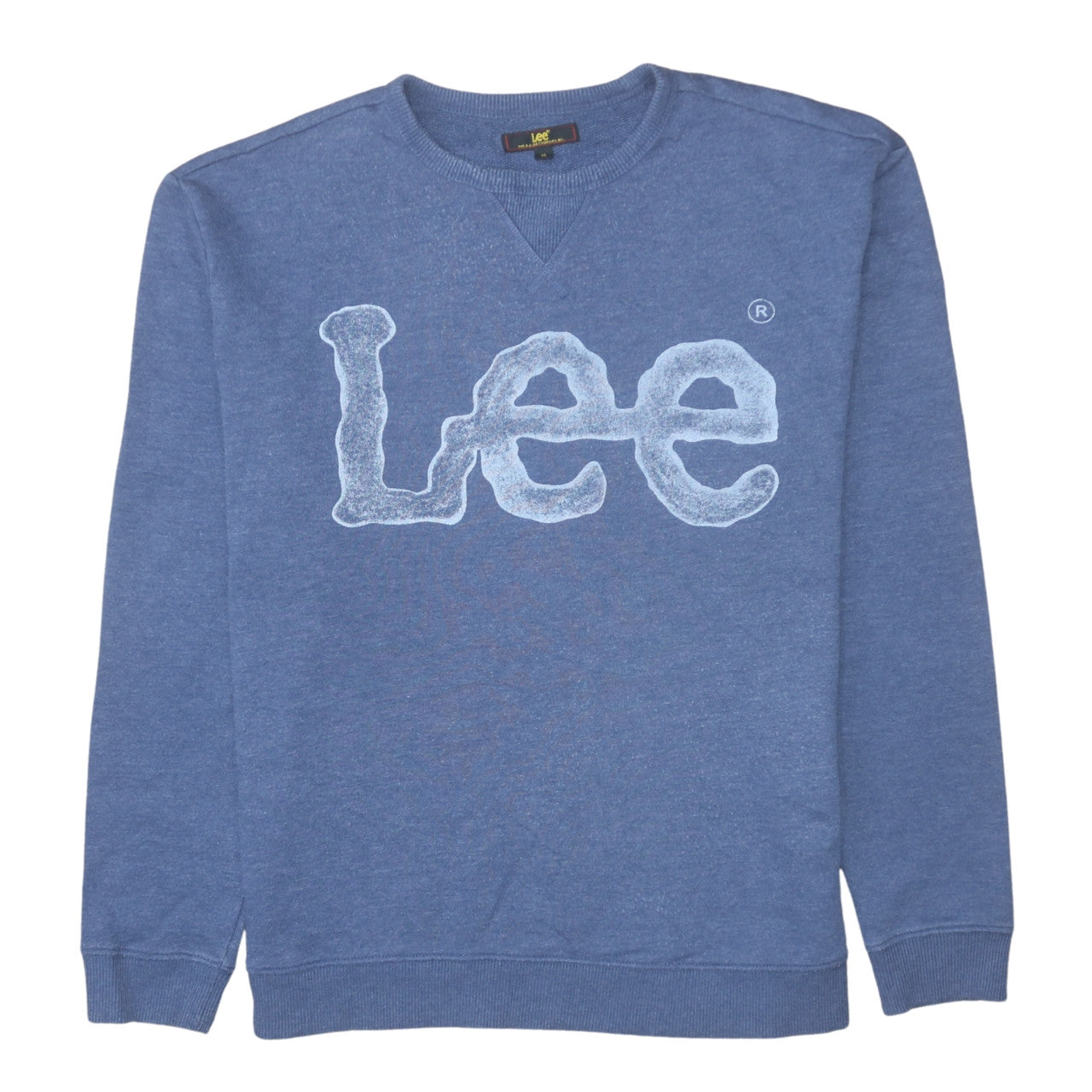 Mens UK Size XL Lee Blue Pullover Sweatshirt