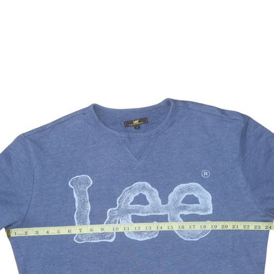 Mens UK Size XL Lee Blue Pullover Sweatshirt