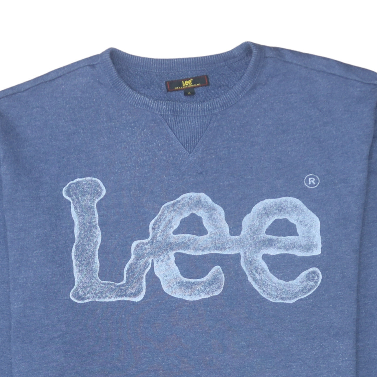 Mens UK Size XL Lee Blue Pullover Sweatshirt