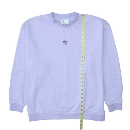 Womens UK Size S Adidas Purple Pullover Sweatshirt