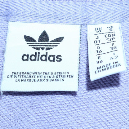 Womens UK Size S Adidas Purple Pullover Sweatshirt