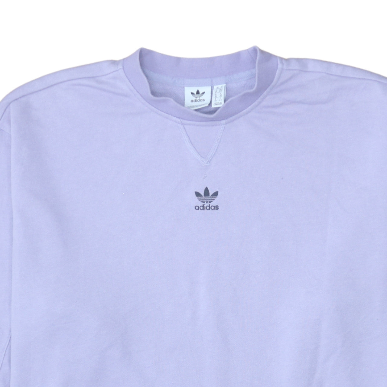 Womens UK Size S Adidas Purple Pullover Sweatshirt