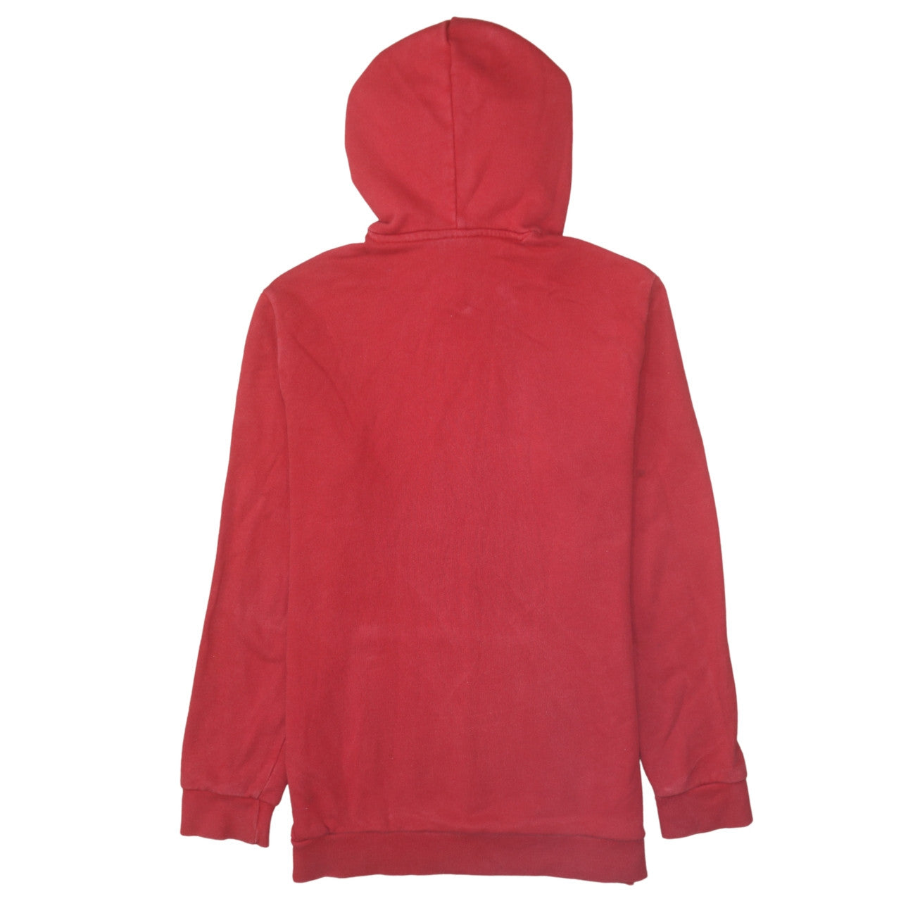 Mens UK Size M Adidas Red Pullover Hoodie
