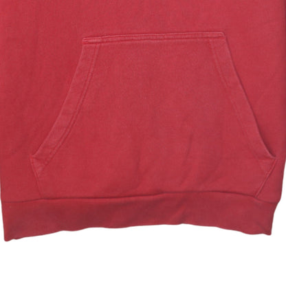 Mens UK Size M Adidas Red Pullover Hoodie