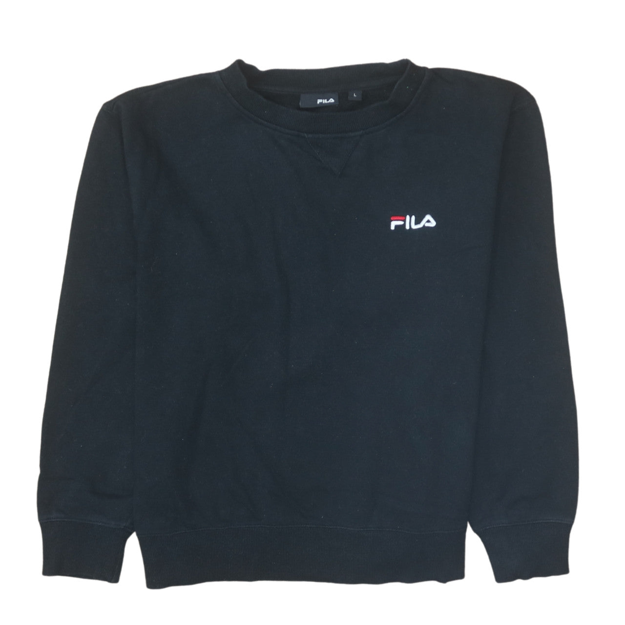 Womens UK Size L FILA Black Pullover Sweatshirt