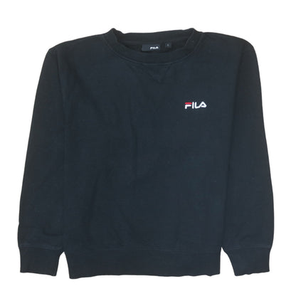 Womens UK Size L FILA Black Pullover Sweatshirt