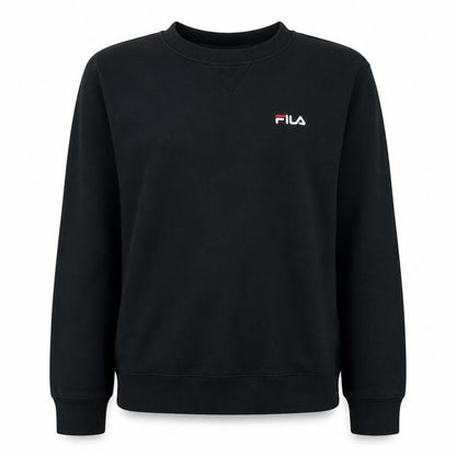 Fila Women's Black Crew Neck Pullover Sweatshirt Size L