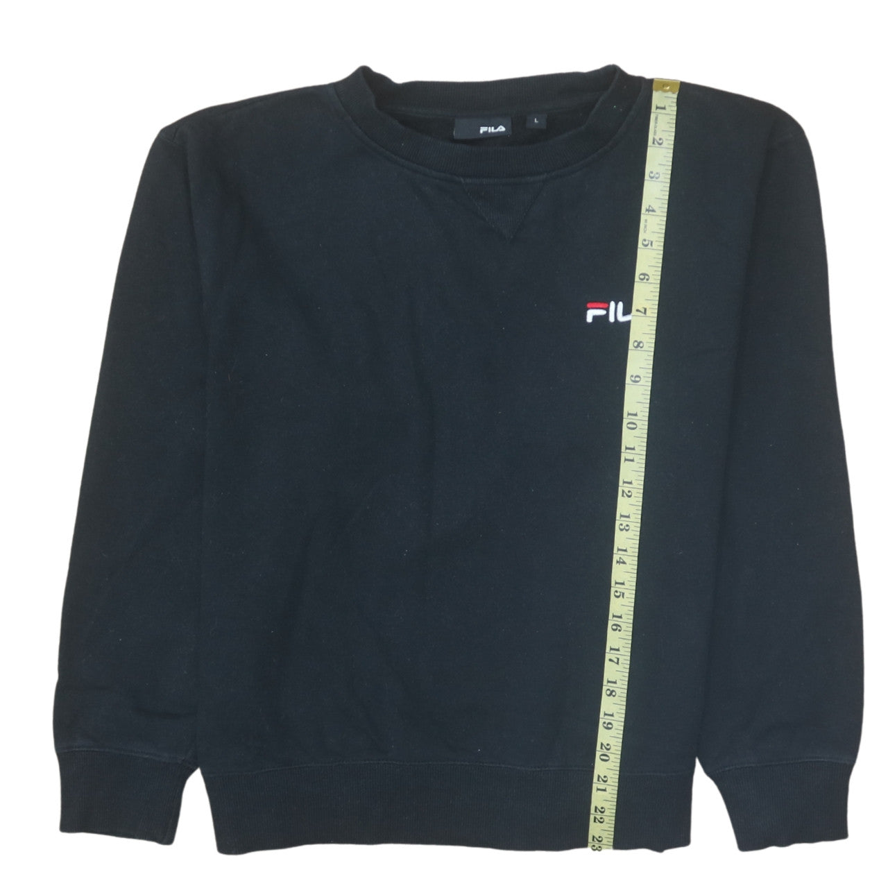 Womens UK Size L FILA Black Pullover Sweatshirt