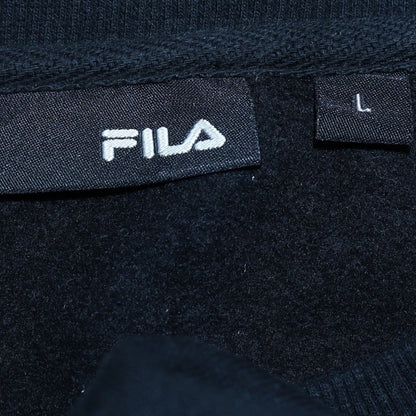 Womens UK Size L FILA Black Pullover Sweatshirt