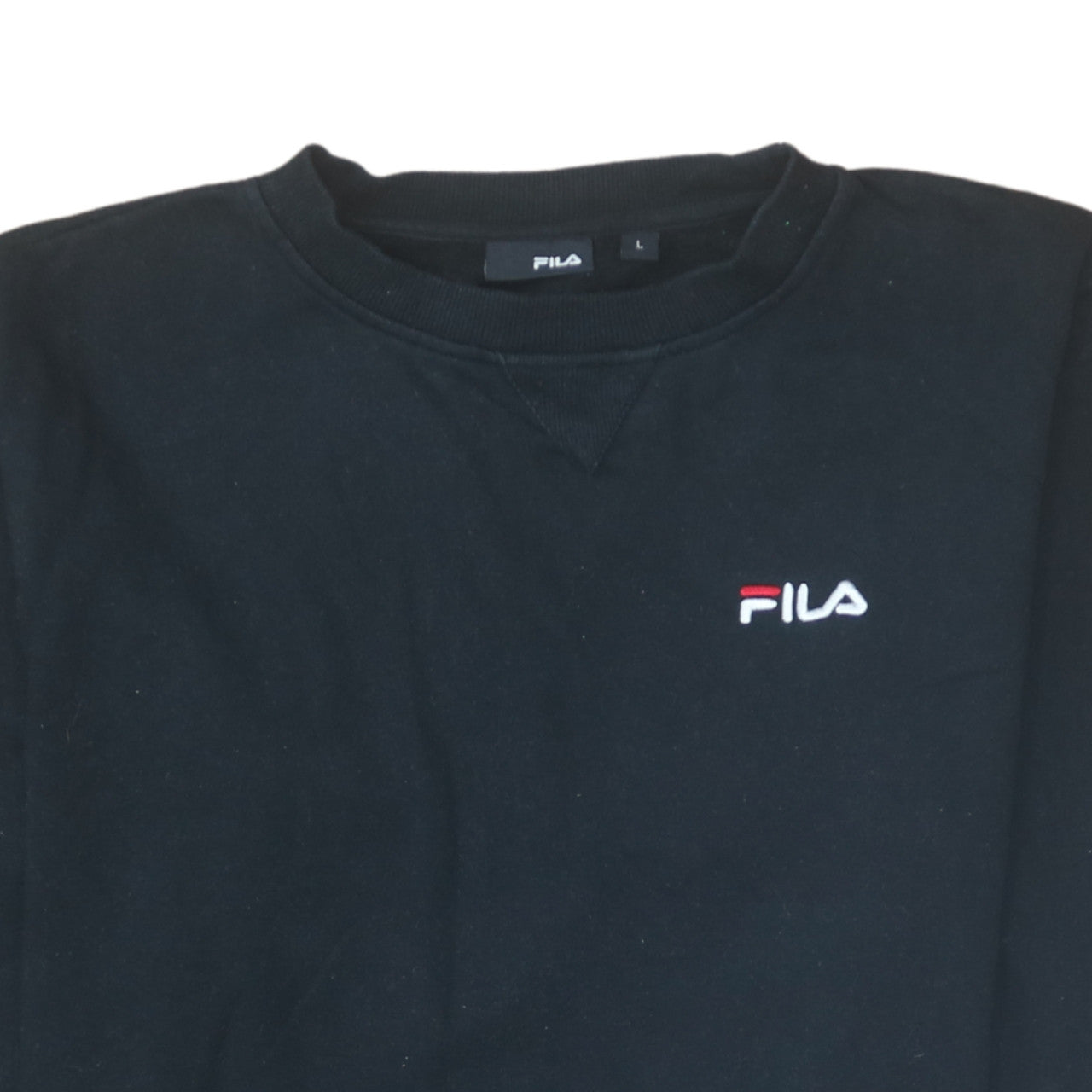 Womens UK Size L FILA Black Pullover Sweatshirt