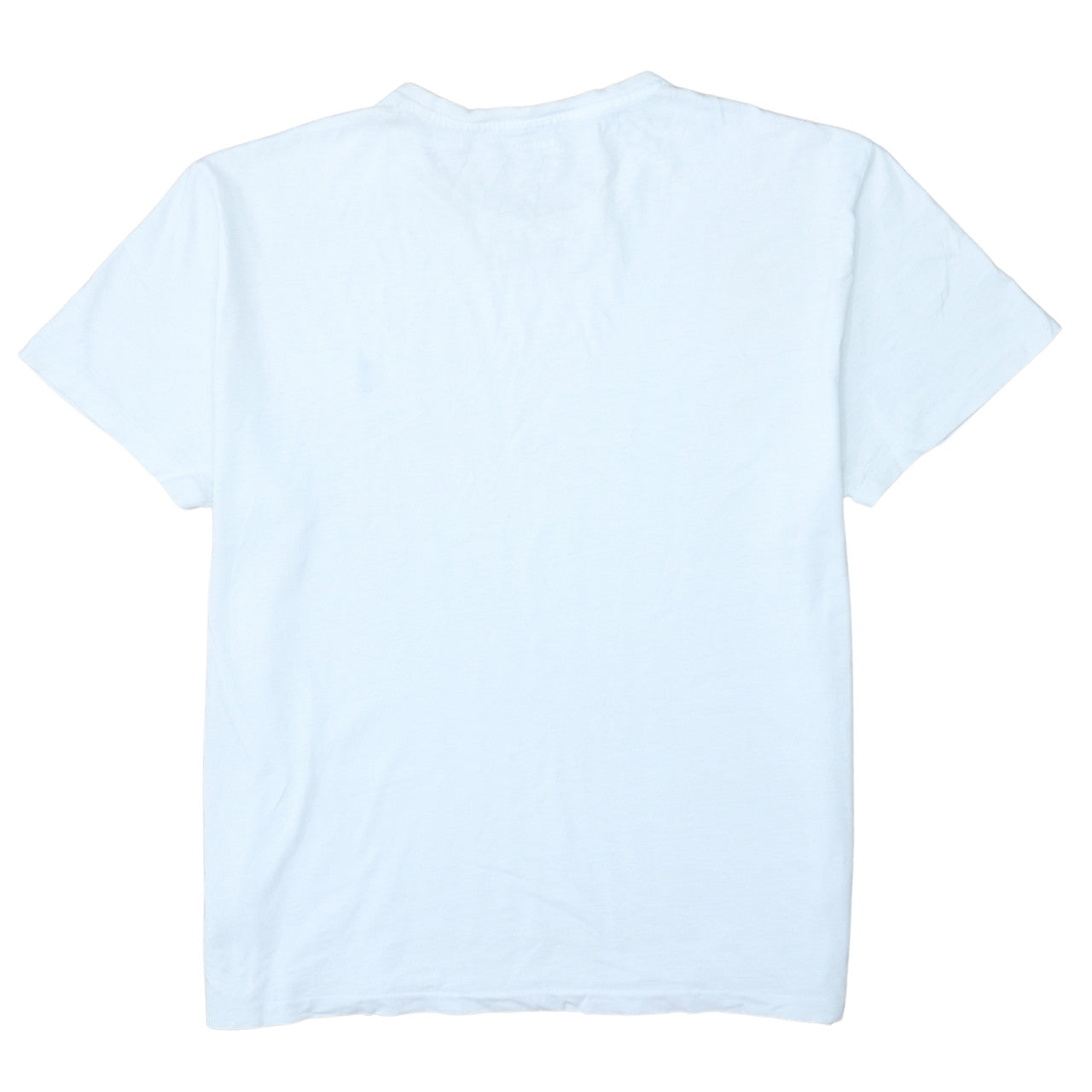 Ralph Lauren Men's White Cotton Crew Neck Logo T-Shirt Size L