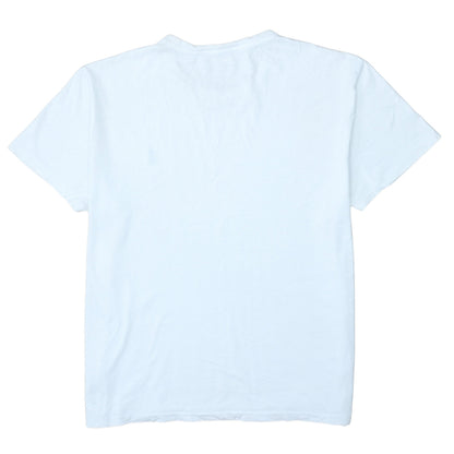 Ralph Lauren Men's White Cotton Crew Neck Logo T-Shirt Size L