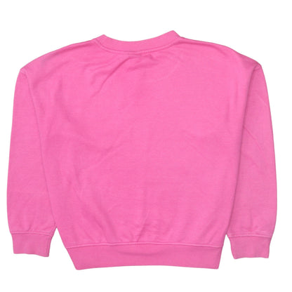 Womens UK Size S Disney Pink Pullover Sweatshirt