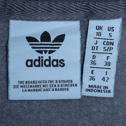 Womens UK Size 10 Adidas Grey Pullover Sweatshirt