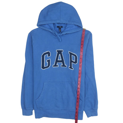 Mens UK Size M GAP Blue Pullover Hoodie