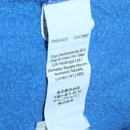 Mens UK Size M GAP Blue Pullover Hoodie