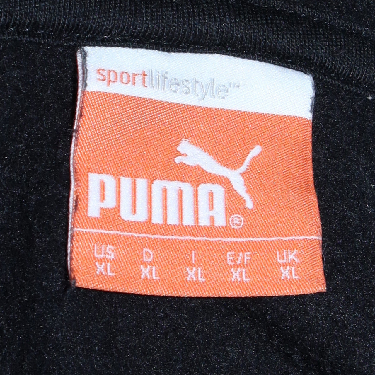 Mens UK Size XL Puma Black Pullover Hoodie