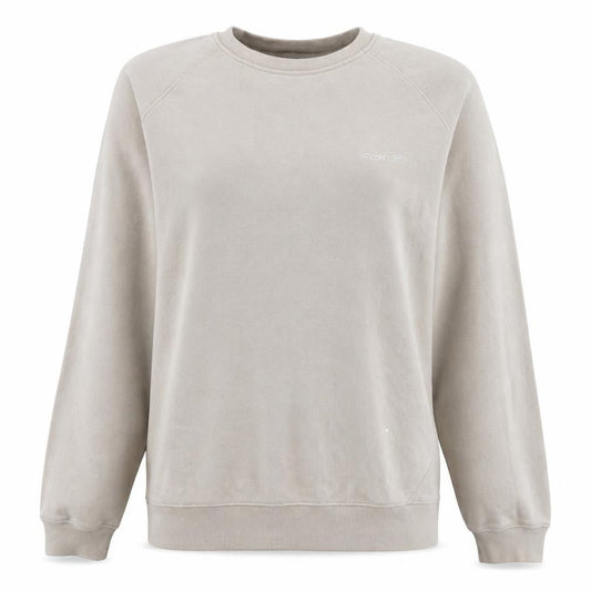 Womens UK Size M Reebok Beige Pullover Sweatshirt