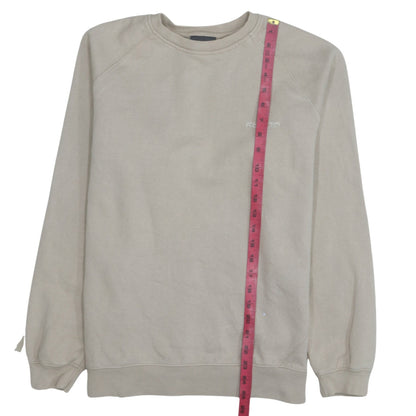 Womens UK Size M Reebok Beige Pullover Sweatshirt