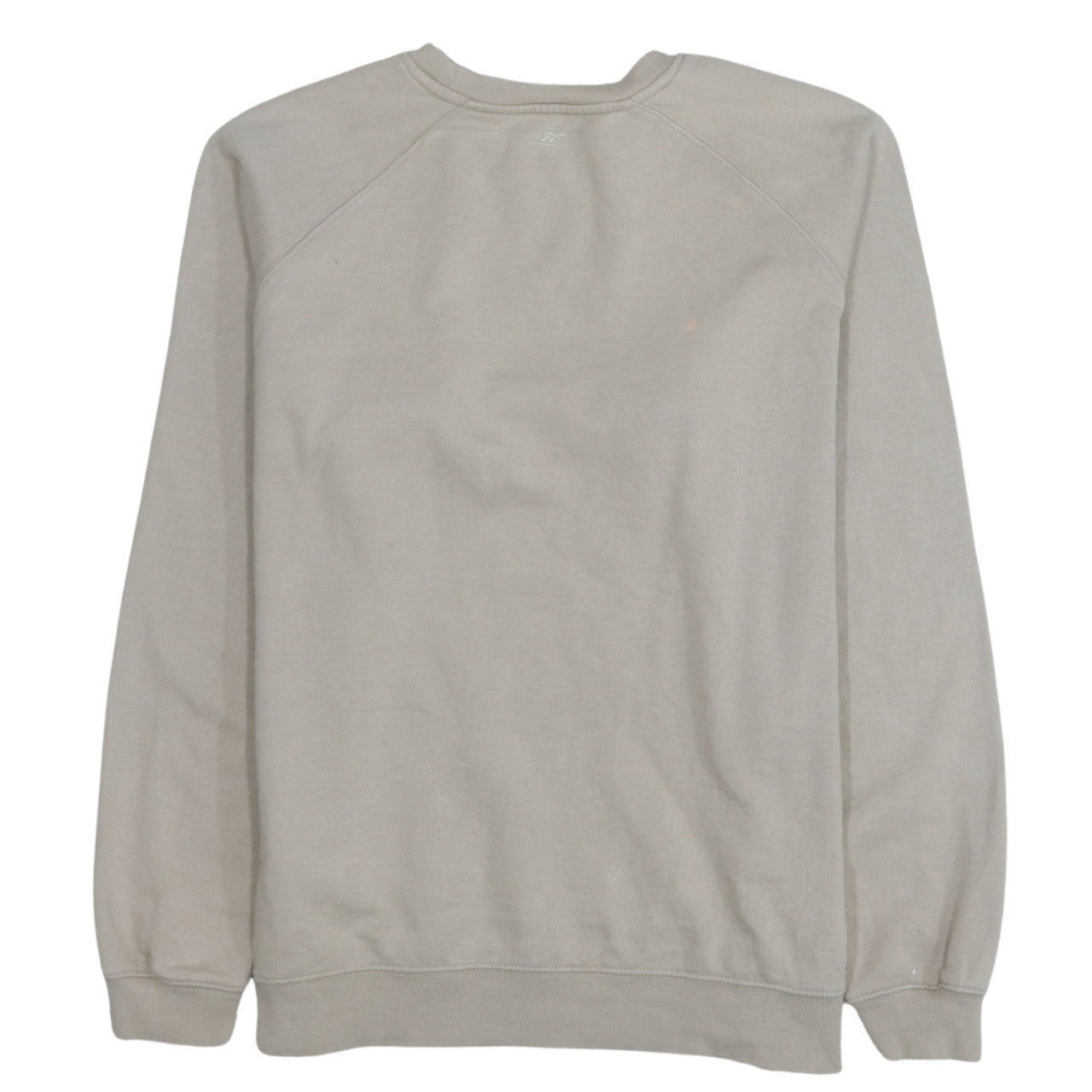 Womens UK Size M Reebok Beige Pullover Sweatshirt