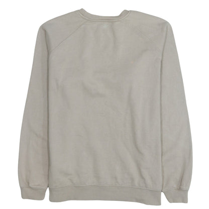 Womens UK Size M Reebok Beige Pullover Sweatshirt