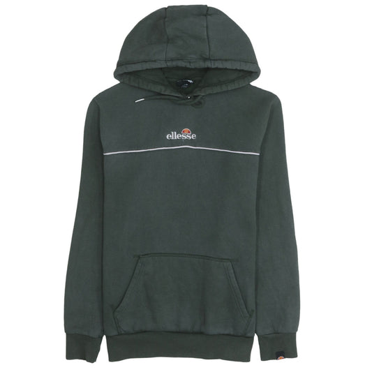 Womens UK Size M Ellesse Green Pullover Hoodie