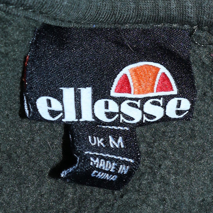 Womens UK Size M Ellesse Green Pullover Hoodie