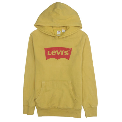 Mens UK Size S Levi's Yellow Pullover Hoodie