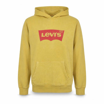 Mens UK Size S Levi's Yellow Pullover Hoodie