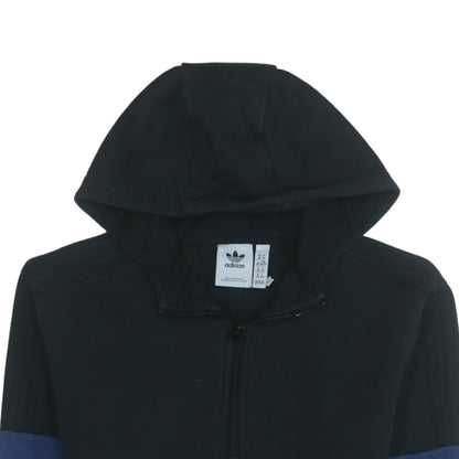 Mens UK Size XS adidas Blue 1/2 Zip Hoodie