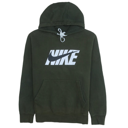 Mens UK Size M Nike Green Pullover Hoodie