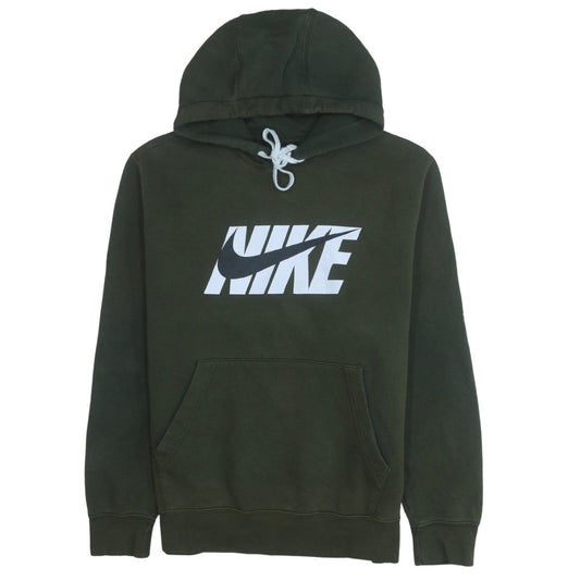 Mens UK Size M Nike Green Pullover Hoodie