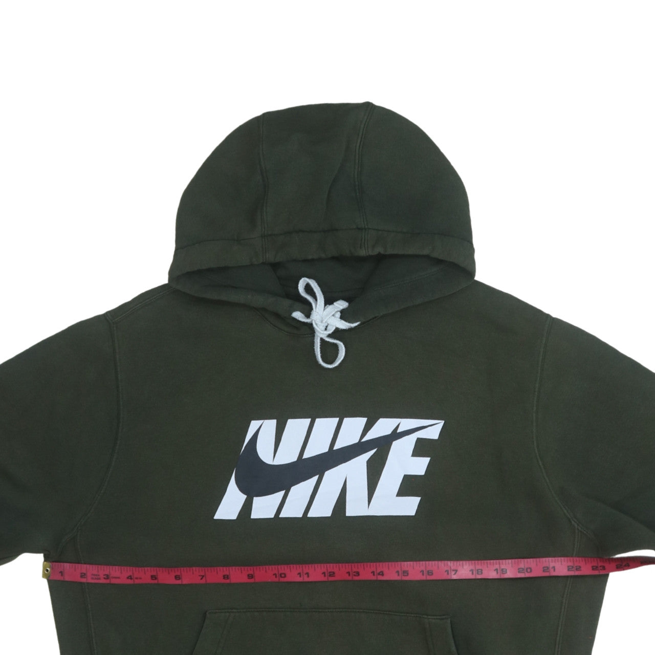 Mens UK Size M Nike Green Pullover Hoodie