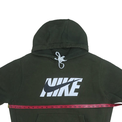 Mens UK Size M Nike Green Pullover Hoodie