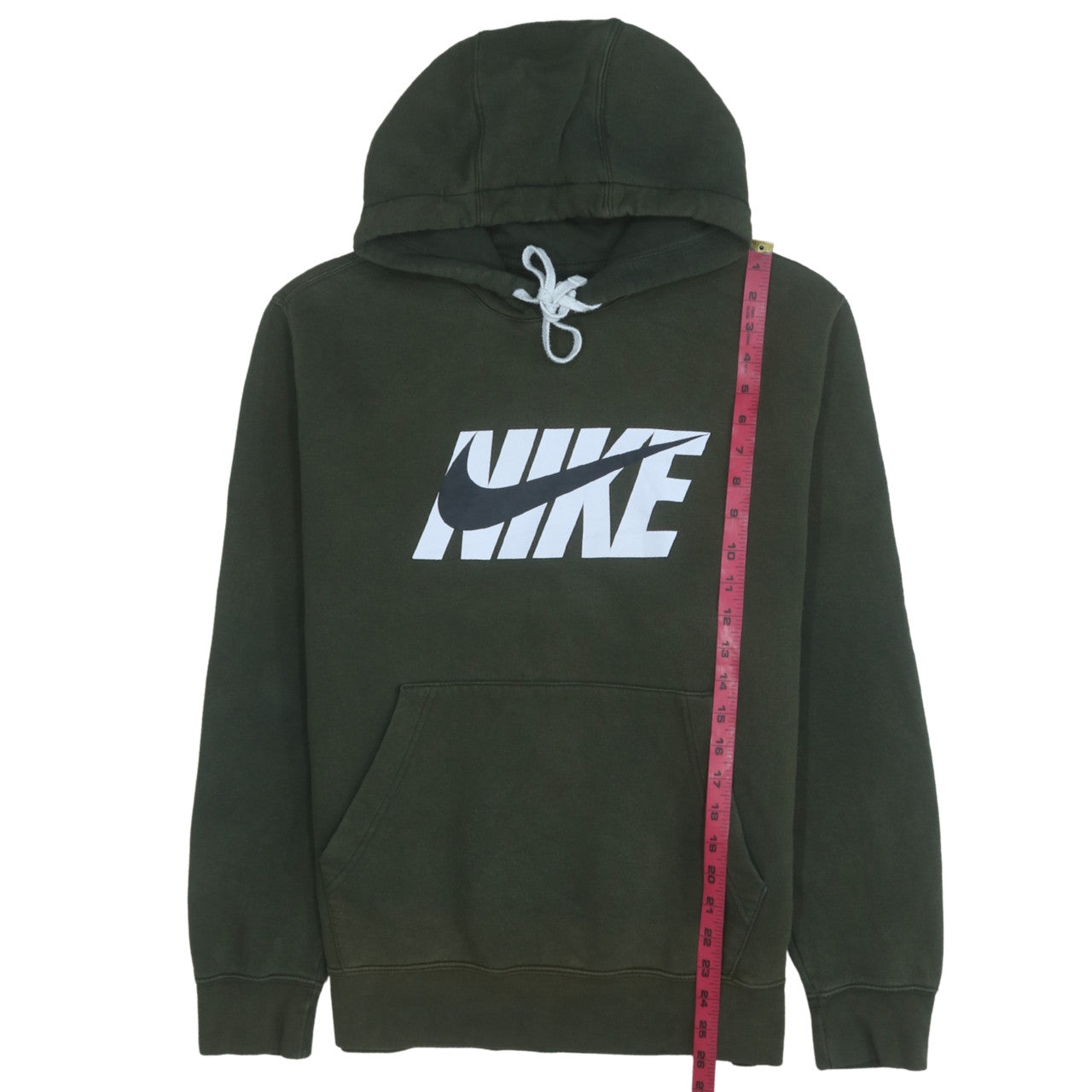 Mens UK Size M Nike Green Pullover Hoodie