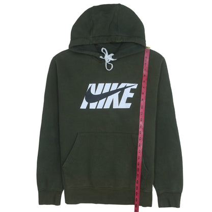 Mens UK Size M Nike Green Pullover Hoodie