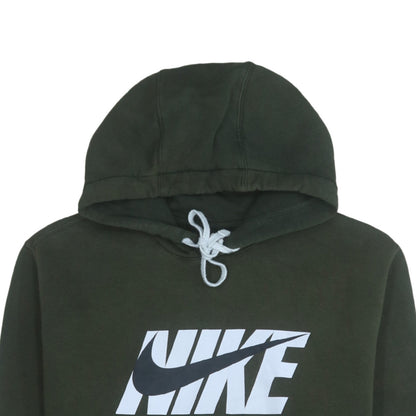 Mens UK Size M Nike Green Pullover Hoodie