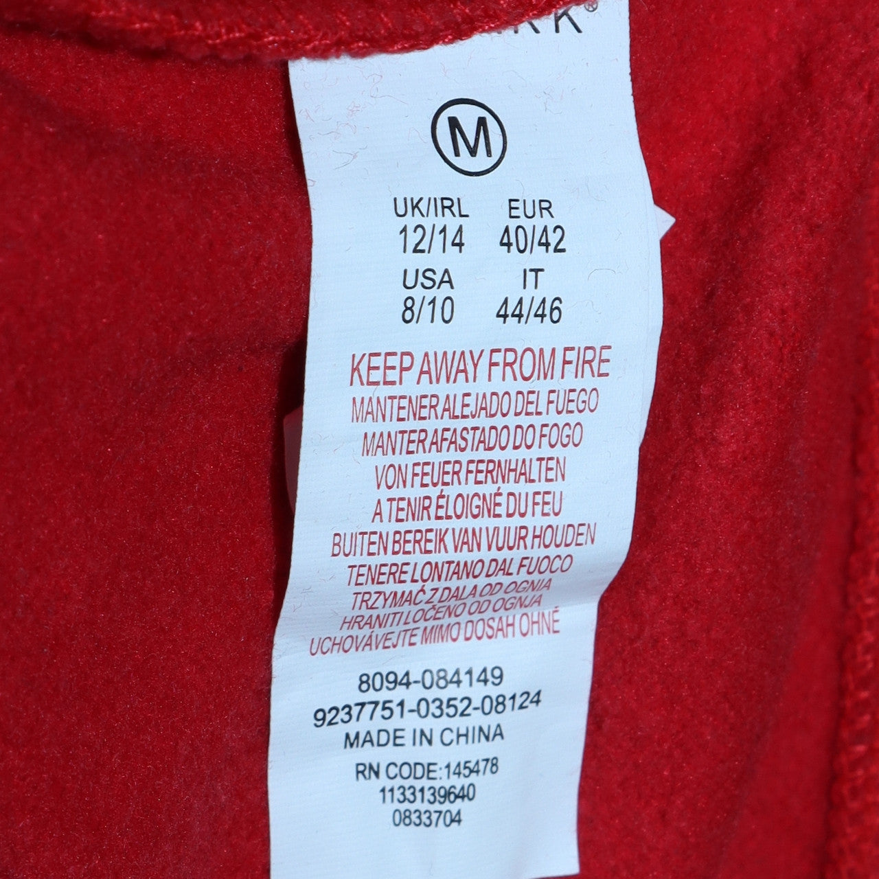 Womens UK Size 12 Disney Red Pullover Sweatshirt