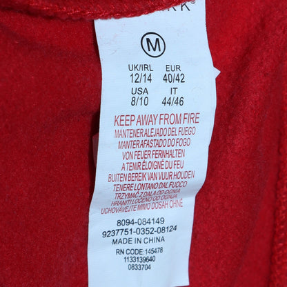 Womens UK Size 12 Disney Red Pullover Sweatshirt