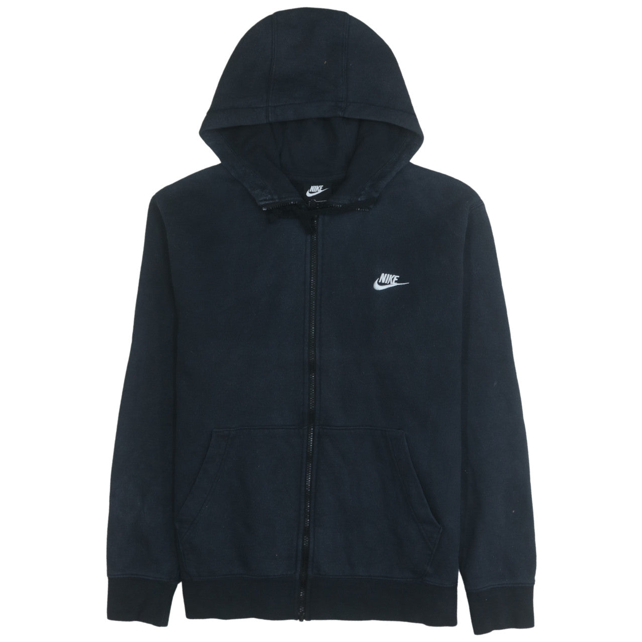 Mens UK Size L Nike Black Full Zip Hoodie