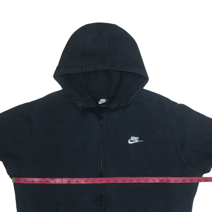 Mens UK Size L Nike Black Full Zip Hoodie