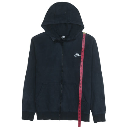Mens UK Size L Nike Black Full Zip Hoodie