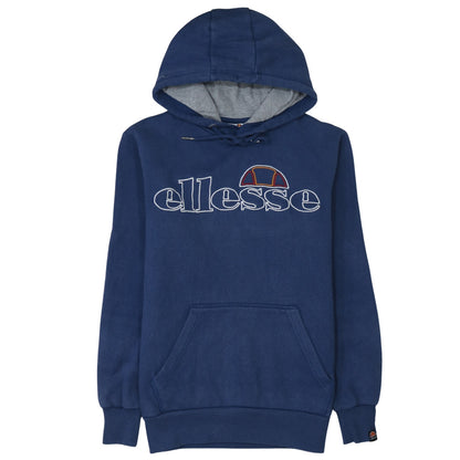 Mens UK Size S Ellesse Blue Pullover Hoodie