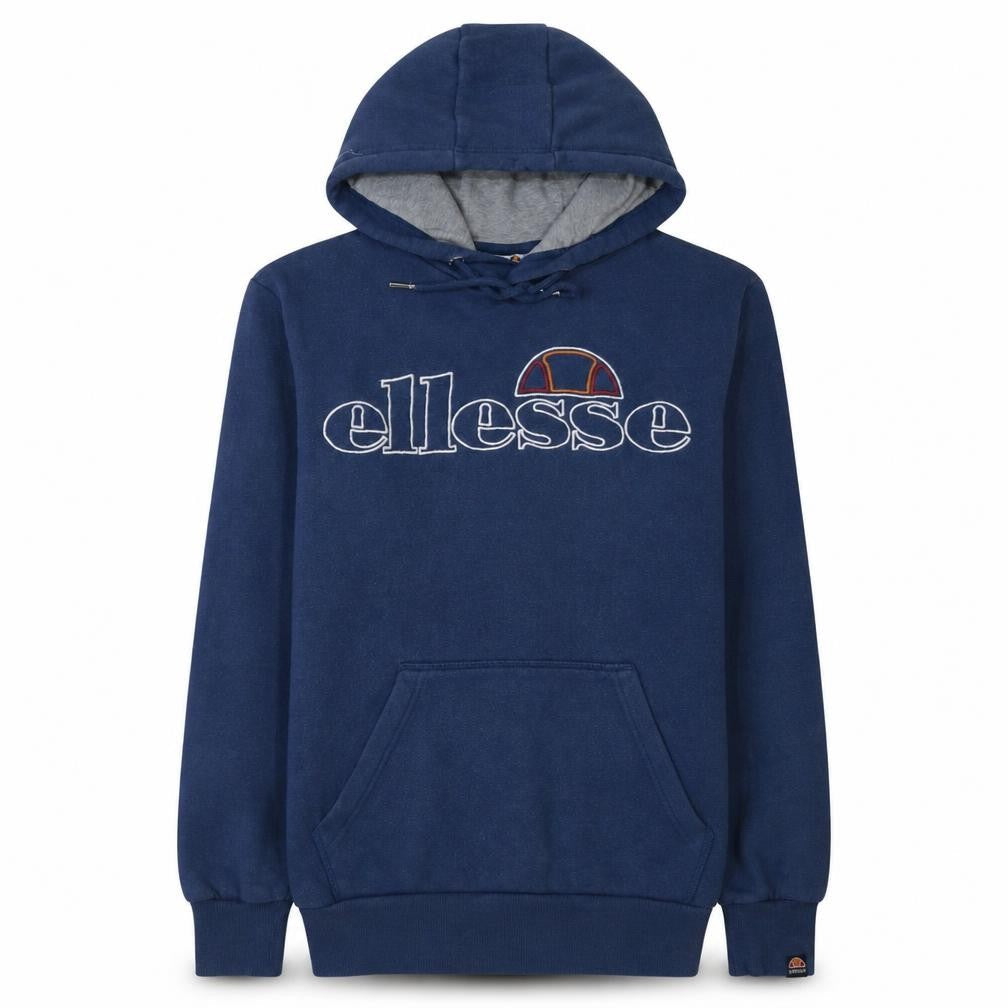 Mens UK Size S Ellesse Blue Pullover Hoodie