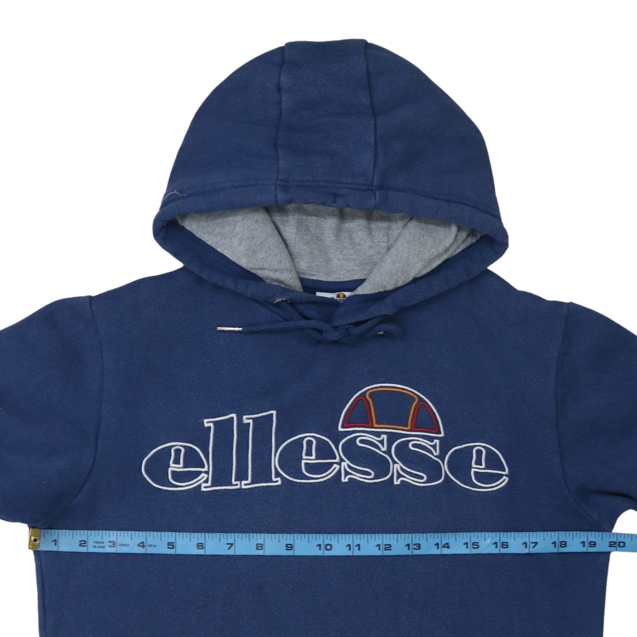 Mens UK Size S Ellesse Blue Pullover Hoodie
